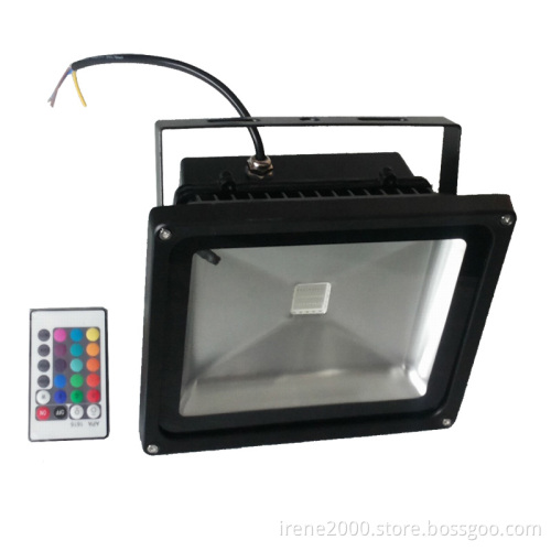 30W RGB Full Color LED Flood Light Remote